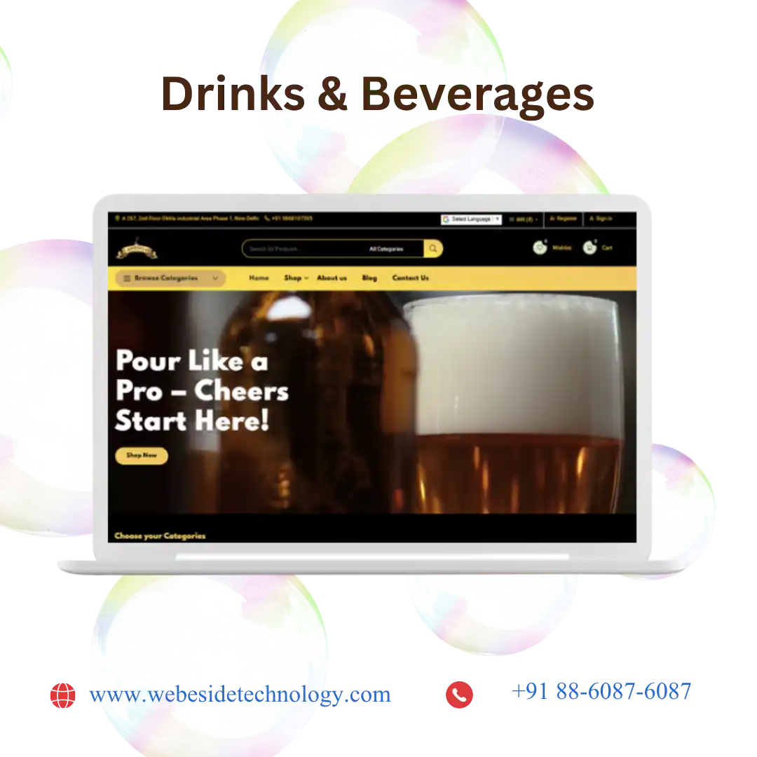 Web & App Development services in Beverages